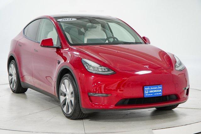 used 2021 Tesla Model Y car, priced at $29,198