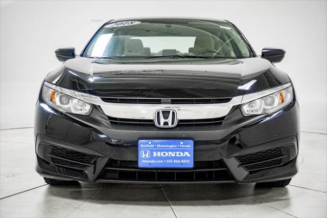 used 2018 Honda Civic car, priced at $18,295