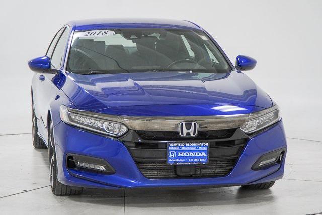 used 2018 Honda Accord car, priced at $16,857