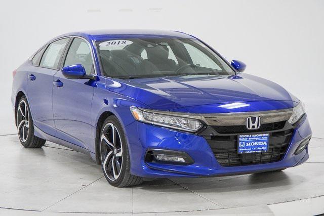 used 2018 Honda Accord car, priced at $16,857