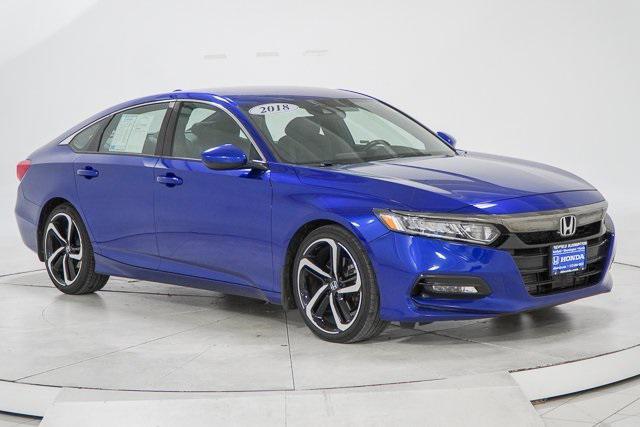 used 2018 Honda Accord car, priced at $16,857