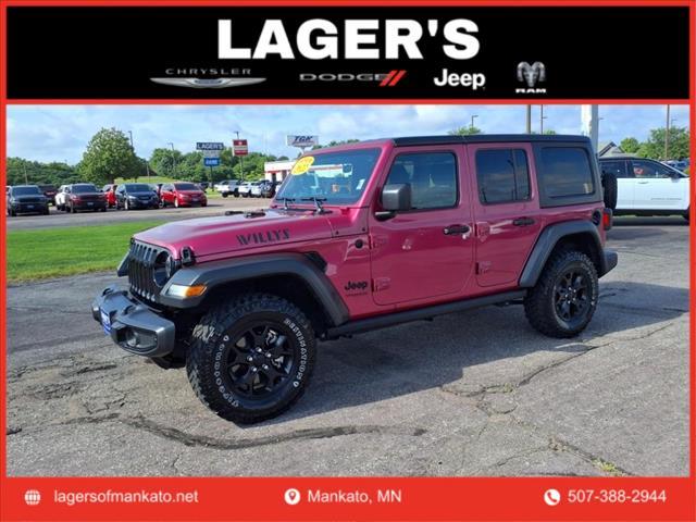 used 2022 Jeep Wrangler car, priced at $36,495