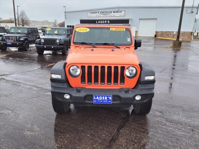 used 2018 Jeep Wrangler Unlimited car, priced at $21,499