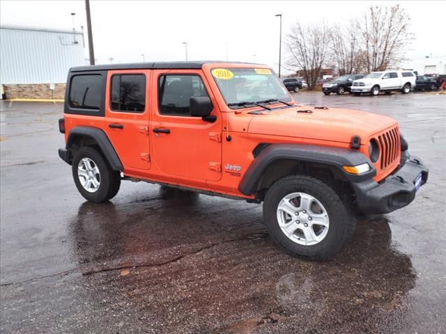 used 2018 Jeep Wrangler Unlimited car, priced at $21,499