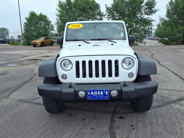 used 2016 Jeep Wrangler car, priced at $18,995