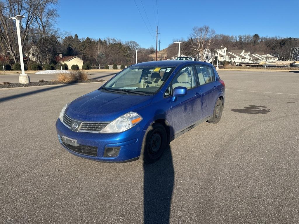 used 2009 Nissan Versa car, priced at $4,995