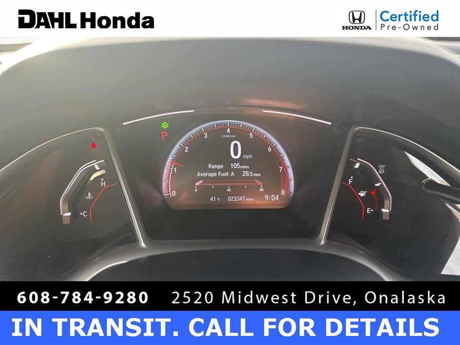 used 2021 Honda Civic car, priced at $21,999