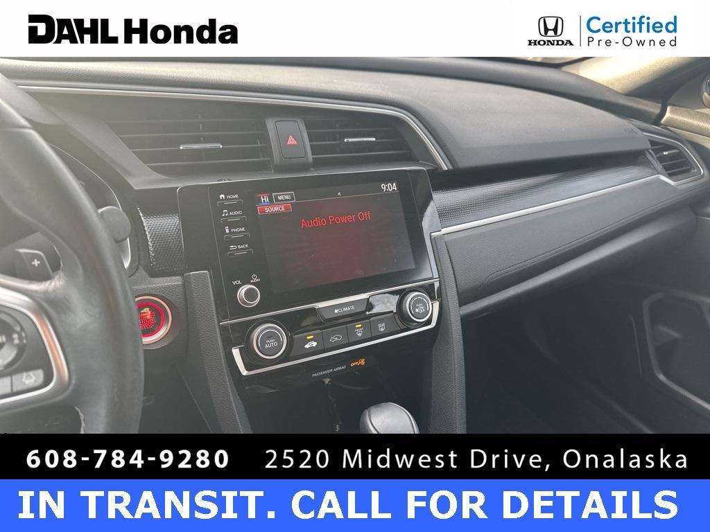 used 2021 Honda Civic car, priced at $21,999