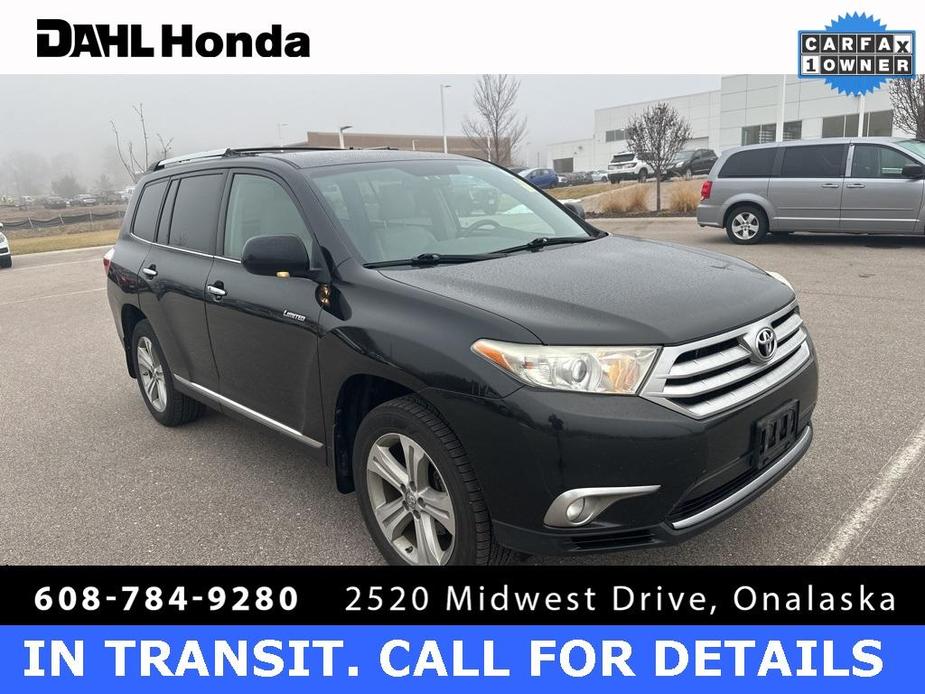 used 2013 Toyota Highlander car, priced at $12,999