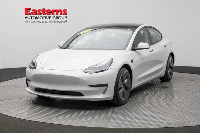 used 2022 Tesla Model 3 car, priced at $27,490