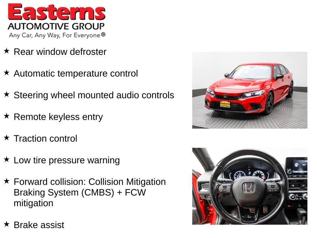 used 2022 Honda Civic car, priced at $23,490