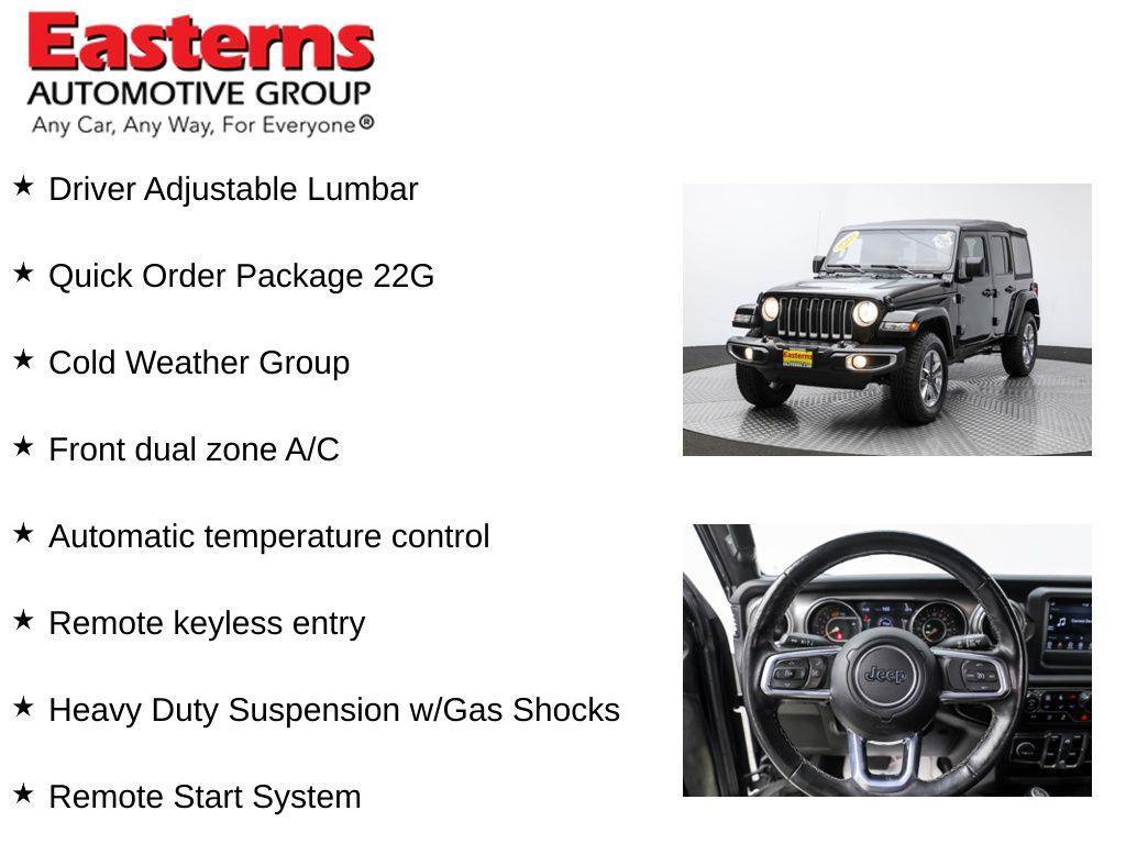 used 2021 Jeep Wrangler Unlimited car, priced at $28,390