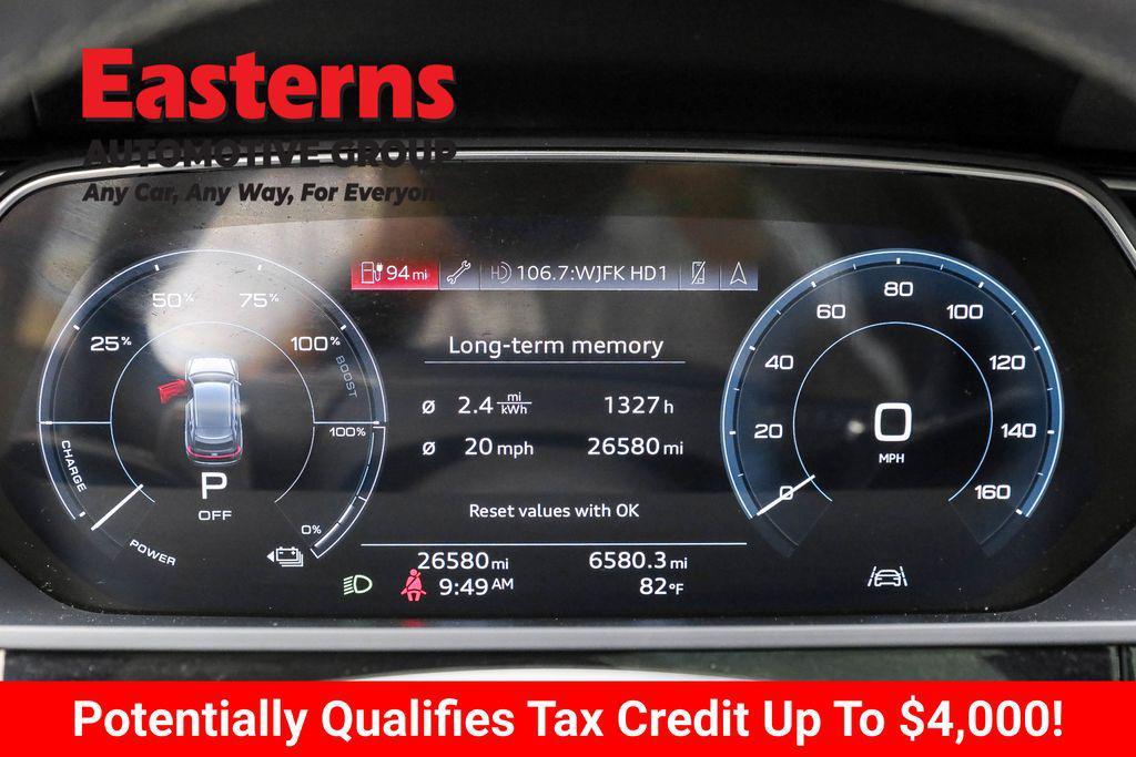used 2021 Audi e-tron car, priced at $25,375