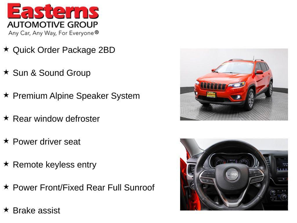 used 2021 Jeep Cherokee car, priced at $20,850