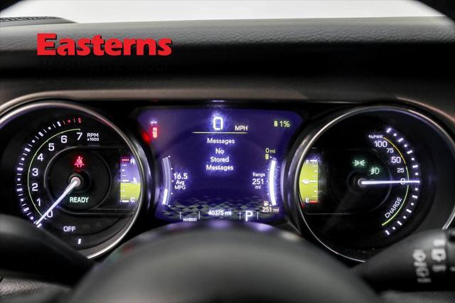 used 2023 Jeep Wrangler 4xe car, priced at $29,375