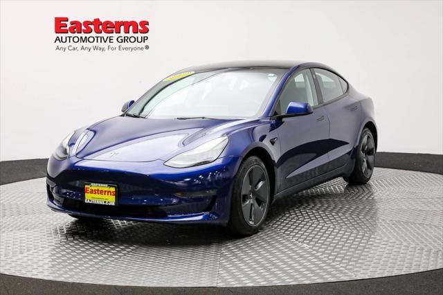 used 2022 Tesla Model 3 car, priced at $25,490