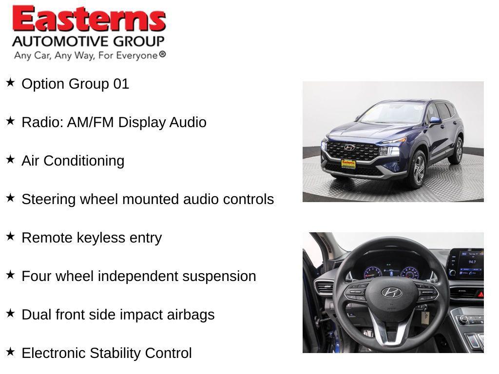 used 2022 Hyundai Santa Fe car, priced at $21,375