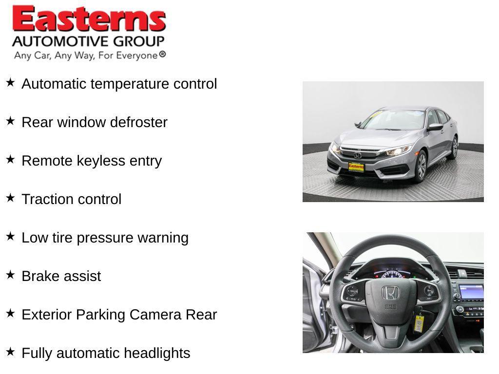 used 2018 Honda Civic car, priced at $19,950