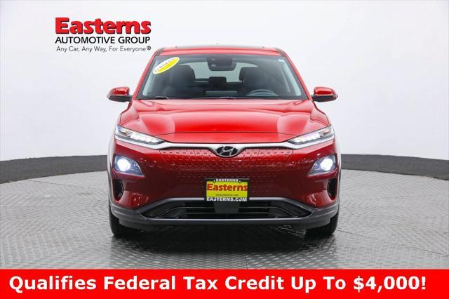 used 2021 Hyundai Kona EV car, priced at $20,950