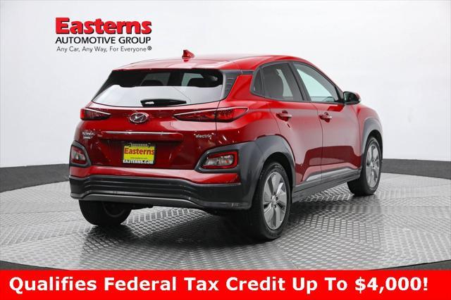 used 2021 Hyundai Kona EV car, priced at $20,950