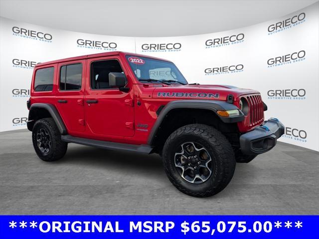 used 2022 Jeep Wrangler Unlimited 4xe car, priced at $34,449