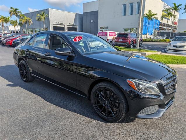 used 2017 Mercedes-Benz C-Class car, priced at $15,498