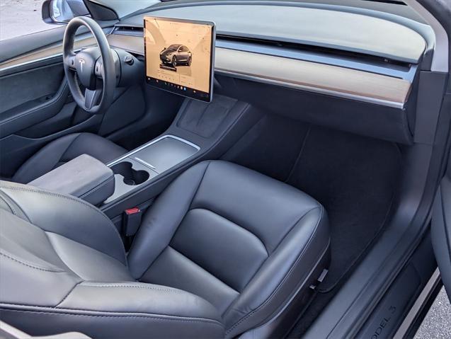 used 2023 Tesla Model 3 car, priced at $27,498
