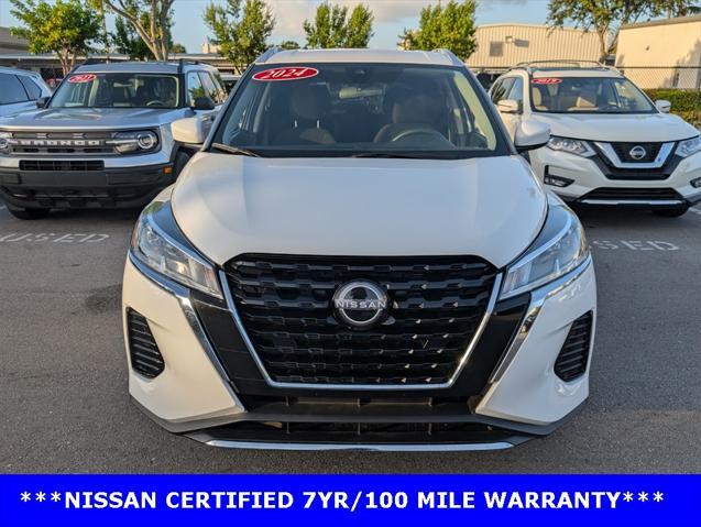 used 2024 Nissan Kicks car, priced at $18,583