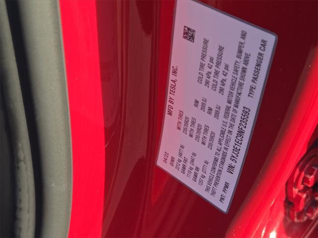 used 2022 Tesla Model 3 car, priced at $29,523