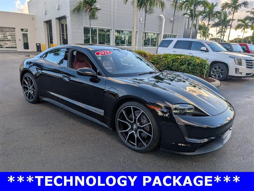 used 2023 Porsche Taycan car, priced at $55,790