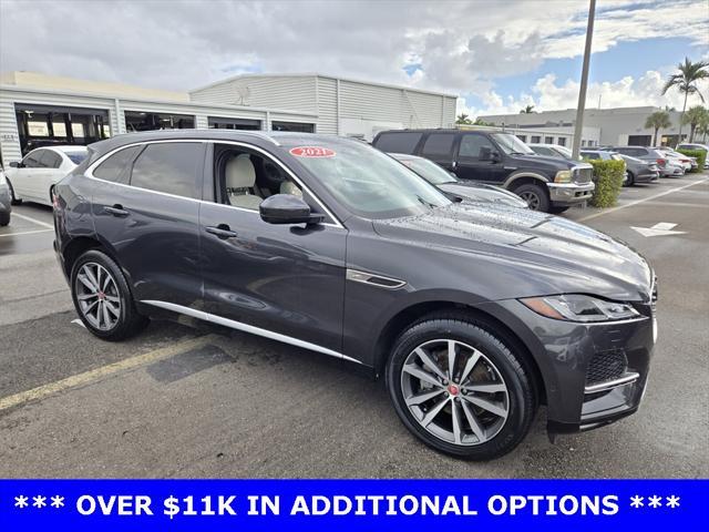 used 2021 Jaguar F-PACE car, priced at $31,988