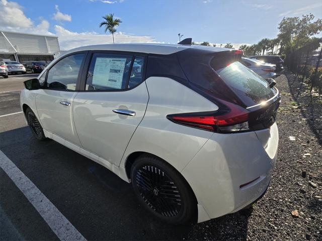 new 2024 Nissan Leaf car, priced at $33,095