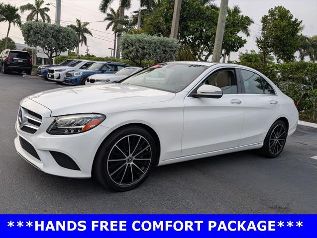 used 2021 Mercedes-Benz C-Class car, priced at $26,994