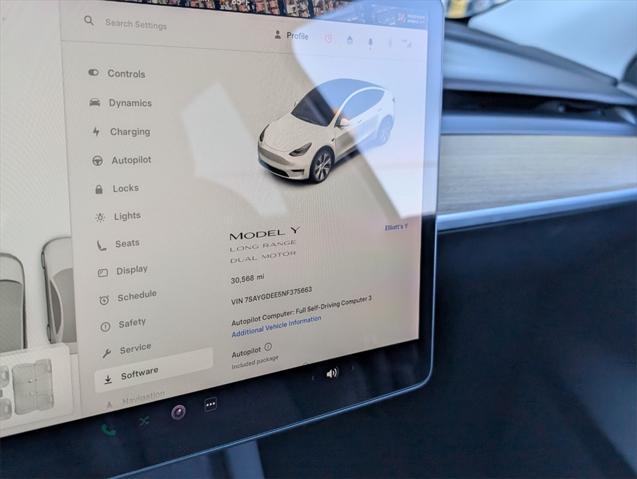 used 2022 Tesla Model Y car, priced at $29,121