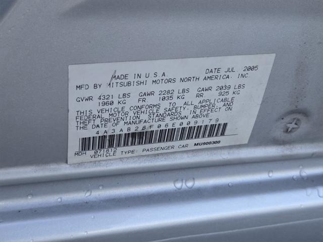 used 2006 Mitsubishi Galant car, priced at $4,594