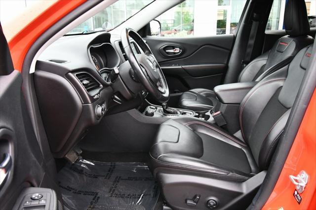 used 2021 Jeep Cherokee car, priced at $21,000