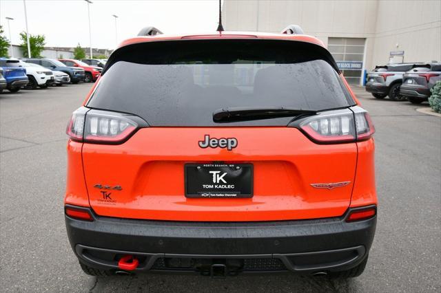 used 2021 Jeep Cherokee car, priced at $21,000