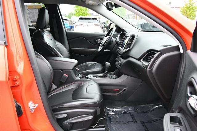 used 2021 Jeep Cherokee car, priced at $21,000