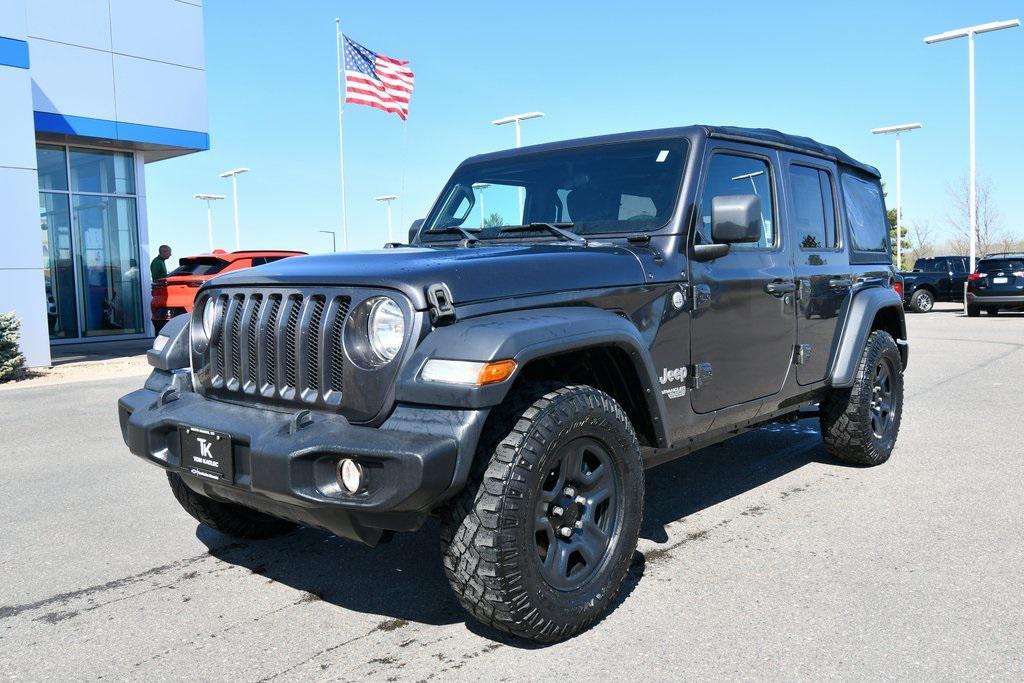 used 2018 Jeep Wrangler Unlimited car, priced at $17,500