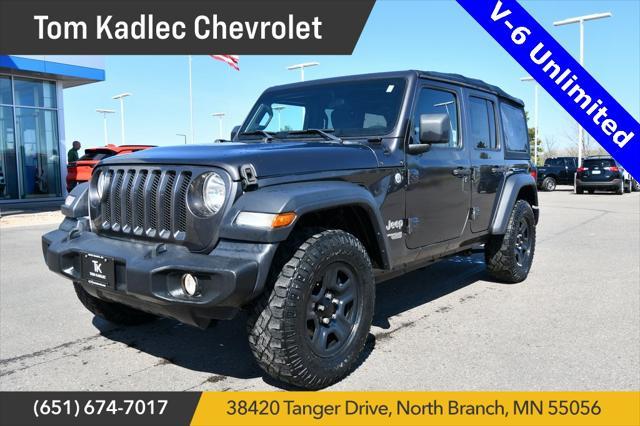 used 2018 Jeep Wrangler Unlimited car, priced at $18,500