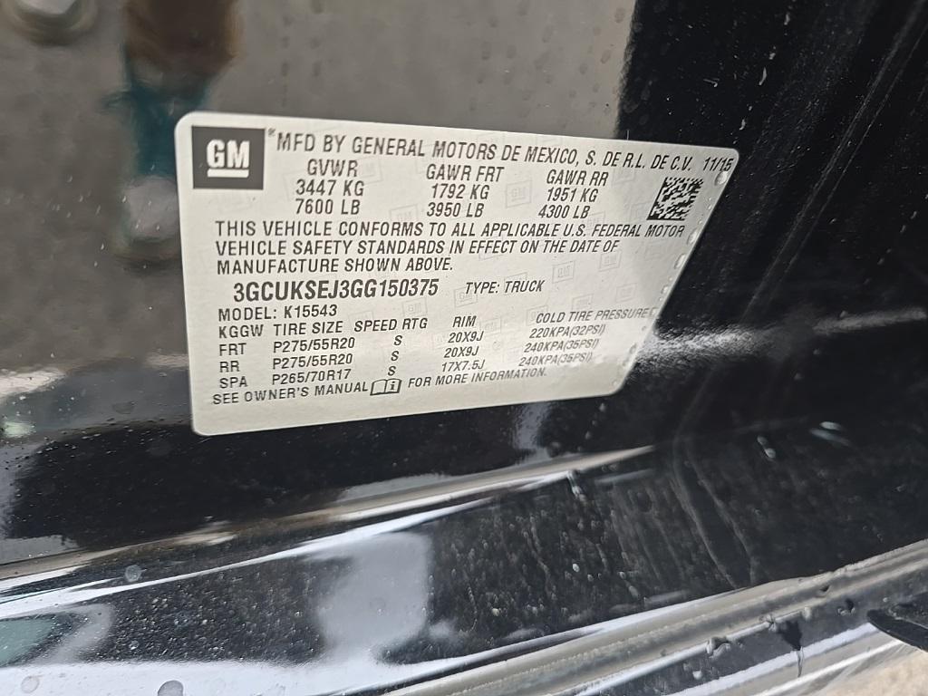 used 2016 Chevrolet Silverado 1500 car, priced at $28,997