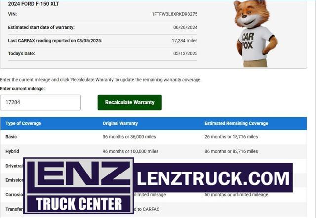 used 2024 Ford F-150 car, priced at $45,497