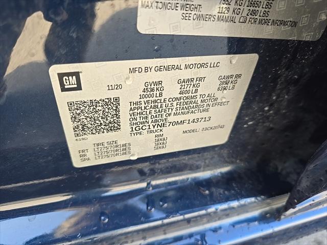used 2021 Chevrolet Silverado 2500 car, priced at $45,998