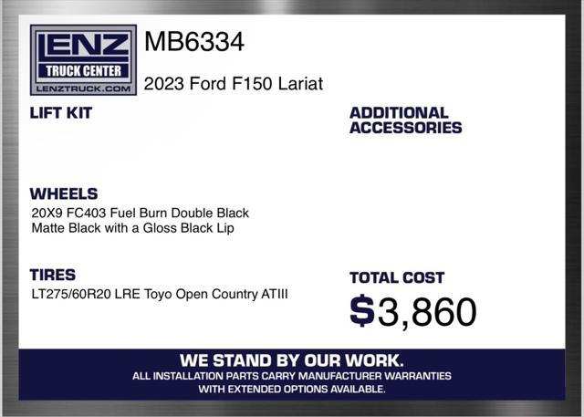 used 2023 Ford F-150 car, priced at $57,998