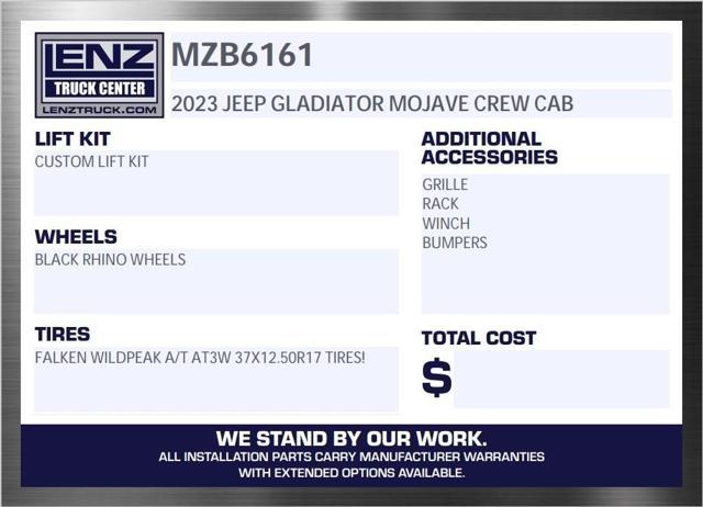 used 2023 Jeep Gladiator car, priced at $48,998