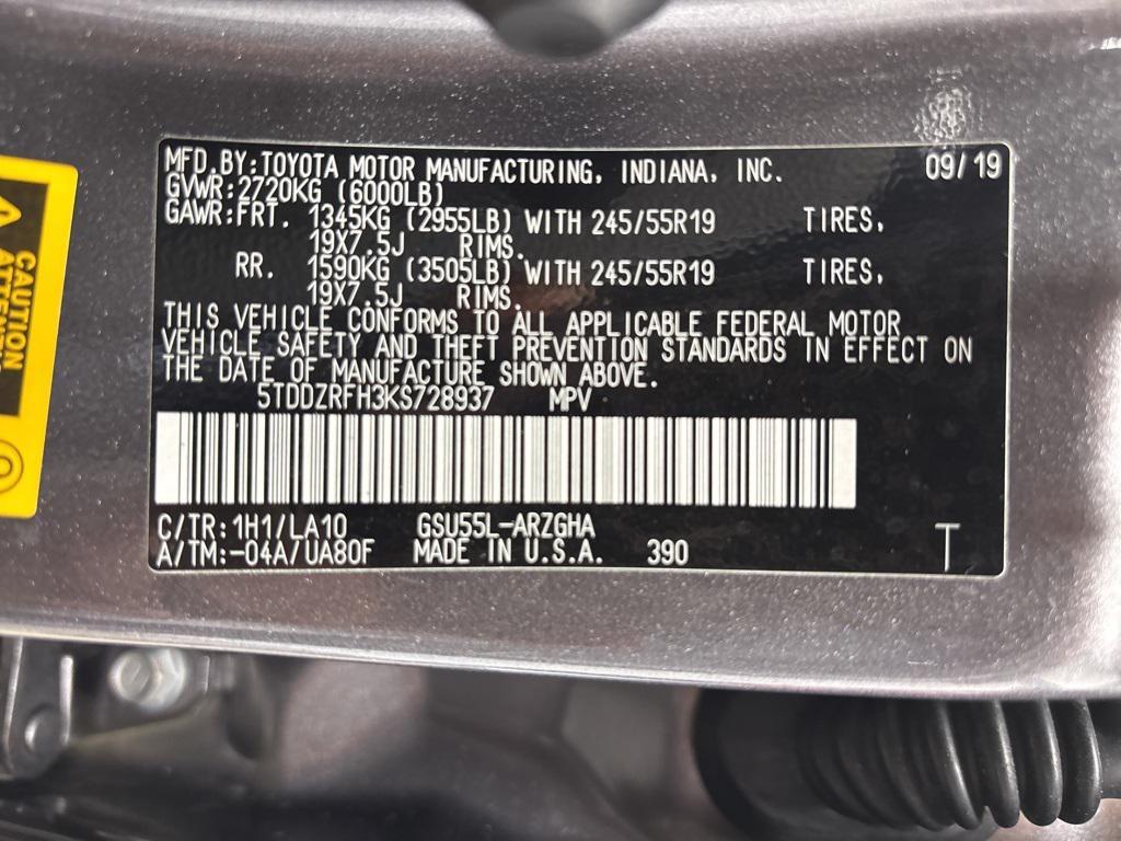 used 2019 Toyota Highlander car, priced at $28,891