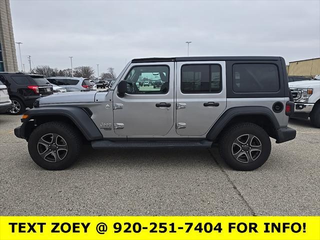 used 2018 Jeep Wrangler Unlimited car, priced at $20,998