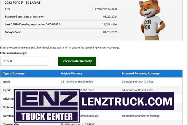 used 2023 Ford F-150 car, priced at $51,997