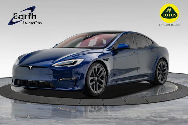 used 2021 Tesla Model S car, priced at $59,590