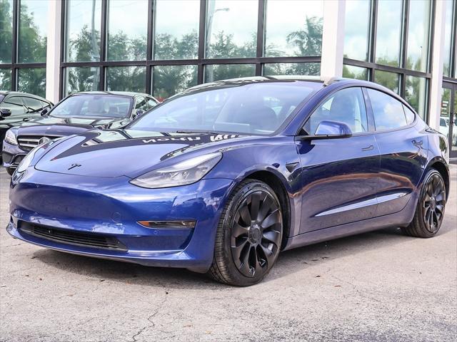 used 2022 Tesla Model 3 car, priced at $20,490